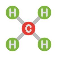 Methane Vector Flat Icon For Personal And Commercial Use.