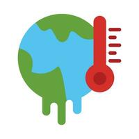 Global Warming Vector Flat Icon For Personal And Commercial Use.