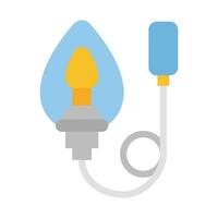 Oxygen Mask Vector Flat Icon For Personal And Commercial Use.