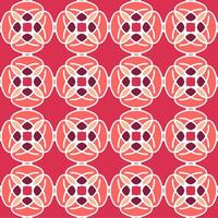 sin costura modelo rojo suave Rosa granate Clásico floral flor mandala interior plano diseño borgoña antecedentes vector ilustración