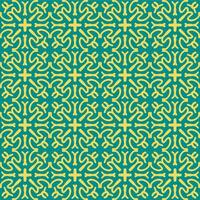 green olive yellow mandala art seamless pattern floral creative design background vector illustration