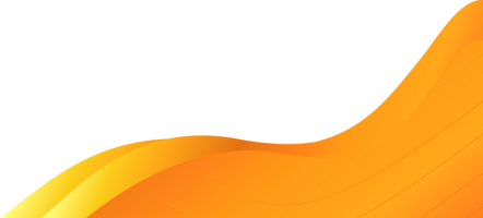 Orange Ecke. Ecke Design Element png