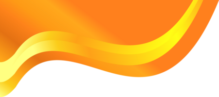 Orange corner. Corner design element png