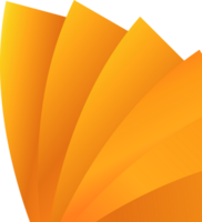 Orange Ecke. Ecke Design Element png