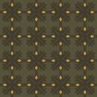 brown mandala art seamless pattern floral creative design background vector illustration