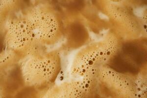 AI generated Coffee foam texture. AI Generated photo