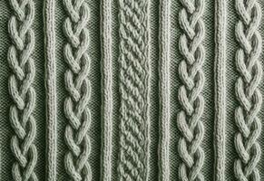 AI generated Knitted sweater texture, background with copy space. AI Generated photo