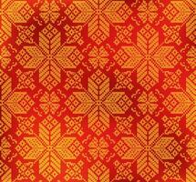 Traditional songket motif from Palembang vector