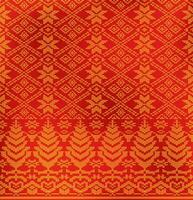 Traditional batik songket motif from palembang south sumatera vector