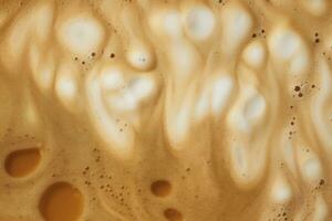 AI generated Coffee foam texture. AI Generated photo