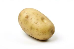 AI generated Potato isolated on white background. AI Generated photo