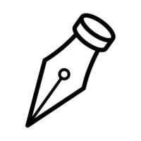 fountain pen illustration vector