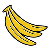 free banana logo template vector