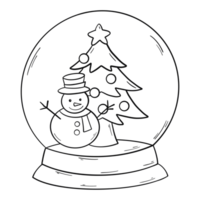 decorazione di Natale linea disegno png