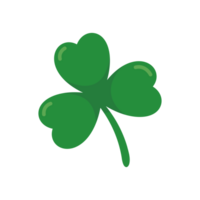 green four leaf clover Symbol of good luck at St.Patrick's festival png