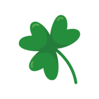 green four leaf clover Symbol of good luck at St.Patrick's festival png