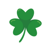 green four leaf clover Symbol of good luck at St.Patrick's festival png