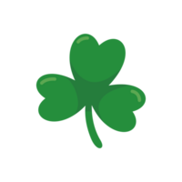 green four leaf clover Symbol of good luck at St.Patrick's festival png