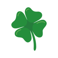 green four leaf clover Symbol of good luck at St.Patrick's festival png