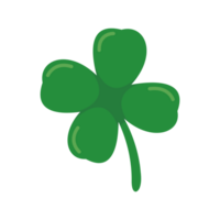 green four leaf clover Symbol of good luck at St.Patrick's festival png