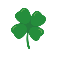 green four leaf clover Symbol of good luck at St.Patrick's festival png