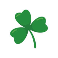 green four leaf clover Symbol of good luck at St.Patrick's festival png