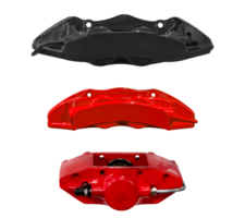 Collection set car brake caliper png