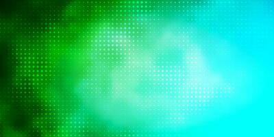 Light Blue, Green vector background with circles.
