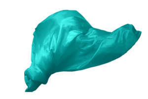 Blue flying fabrics png