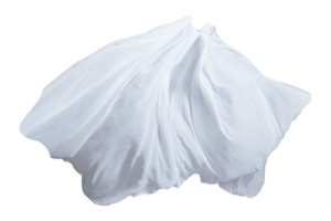 White flying fabrics Free png