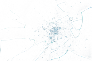 abstract gebroken glas met deeltje structuur png
