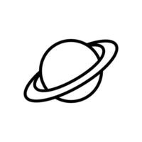 Saturn icon design template vector