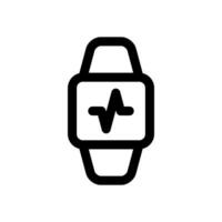 Fitness tracker icon design template vector