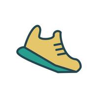 corriendo Zapatos icono diseño modelo vector