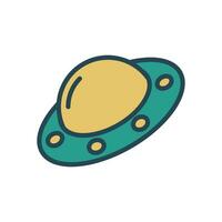 UFO icon design template vector