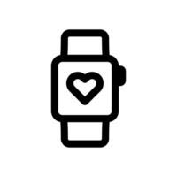 Fitness tracker icon design template vector