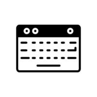 Keyboard icon design template vector