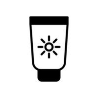 Sunscreen icon design template vector