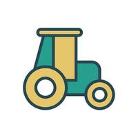 Tractor icon design template vector