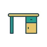 Desk icon design template vector