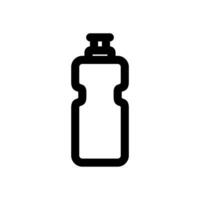 Water bottle icon design template vector