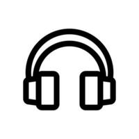 Headset icon design template vector