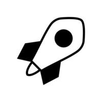 Rocket icon design template vector