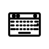 Keyboard icon design template vector