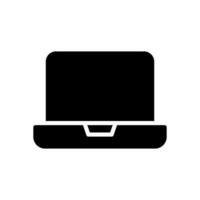 Laptop icon design template vector