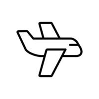 Plane icon design template vector