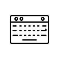 Keyboard icon design template vector