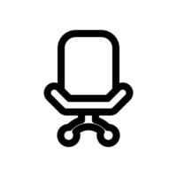 Office chair icon design template vector