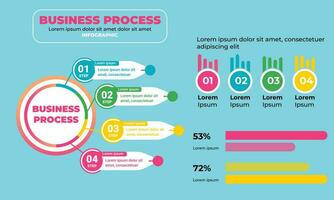 Modern presentation slide templates. Infographic elements template set for web, print, annual report brochure, business flyer leaflet marketing and advertising template vector