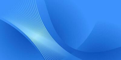 abstract blue background with glowing lines vector